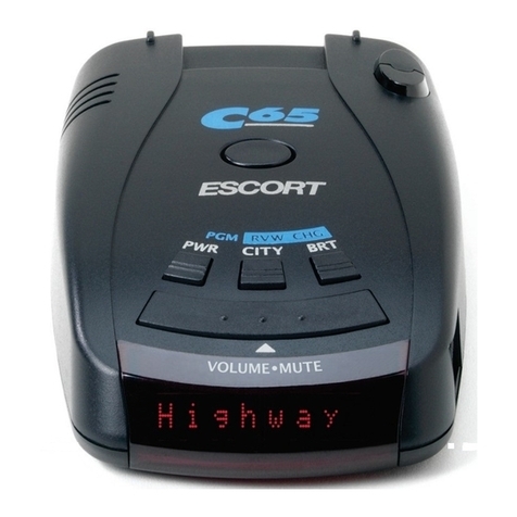 Escort C65 User manual