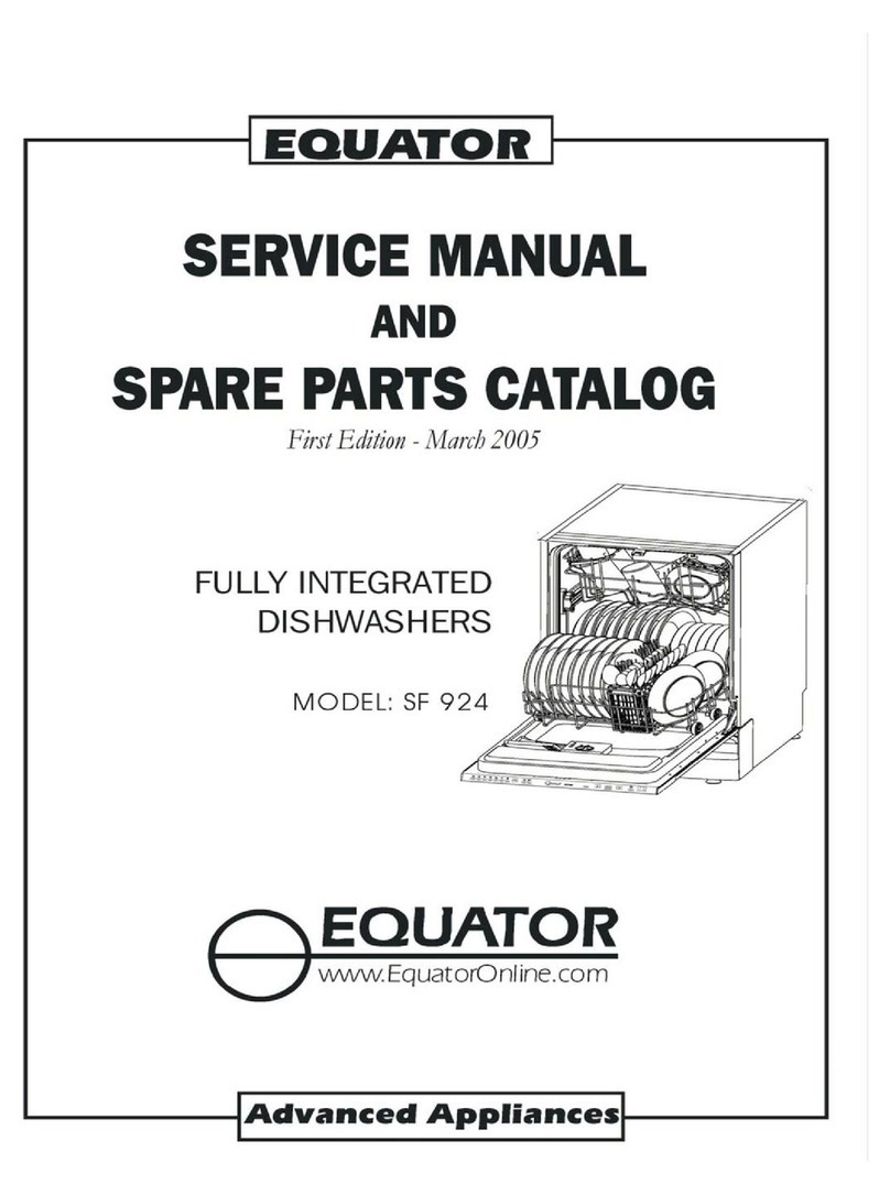 Equator SF 924 Service manual and spare parts list