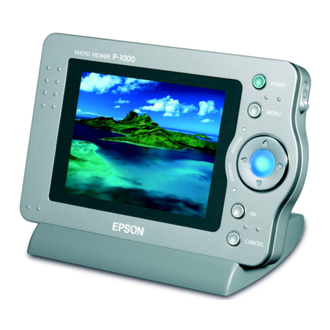 Epson P-1000 - Photo Viewer - Digital AV Player User manual