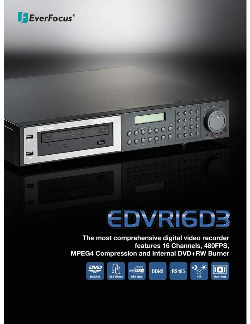 EverFocus EDVR16D3 User manual EverFocus EDVR16D3 User manual