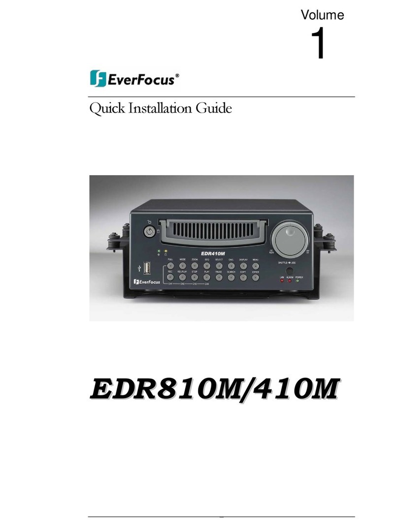 EverFocus EDR410M User manual