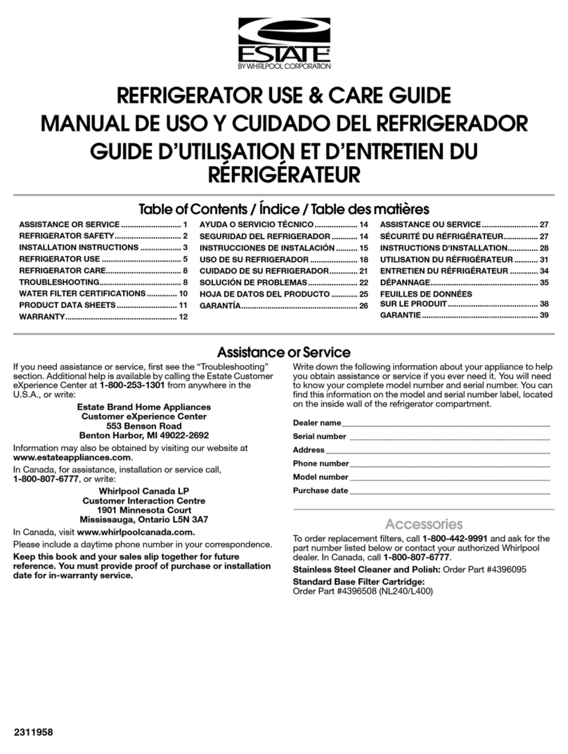 Estate TS25CGXTD User manual