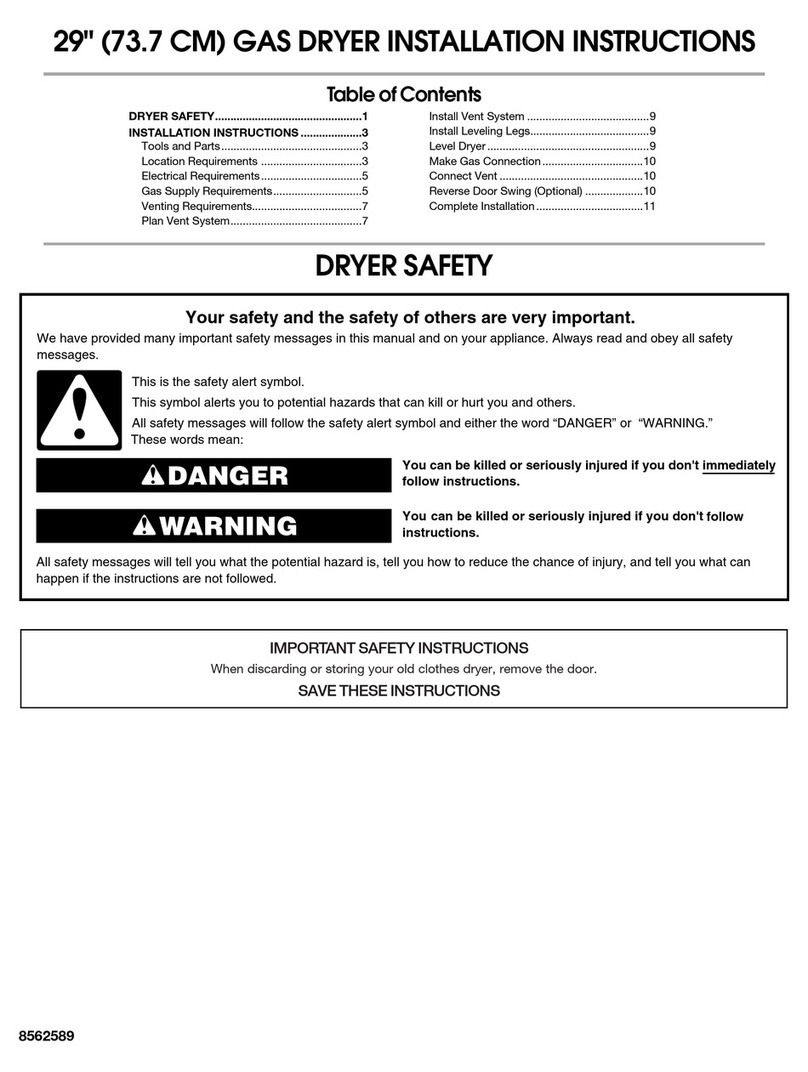 Estate EGD4100SQ installation instructions