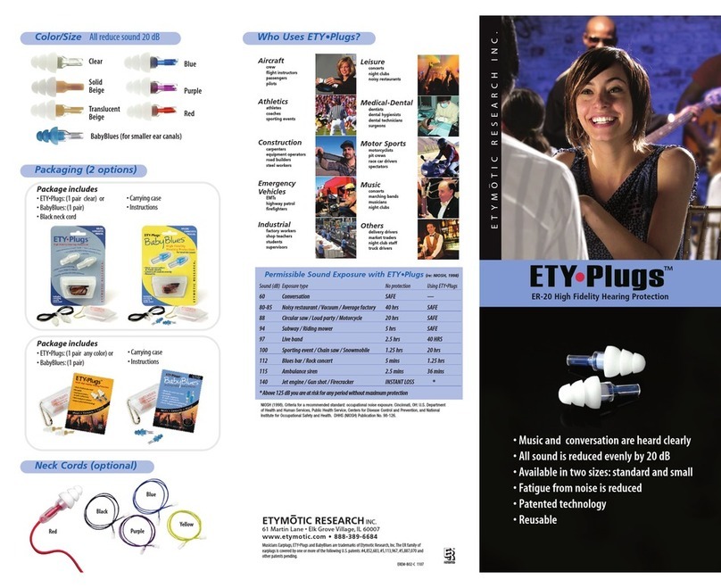 Etymotic Research ER-20 brochure