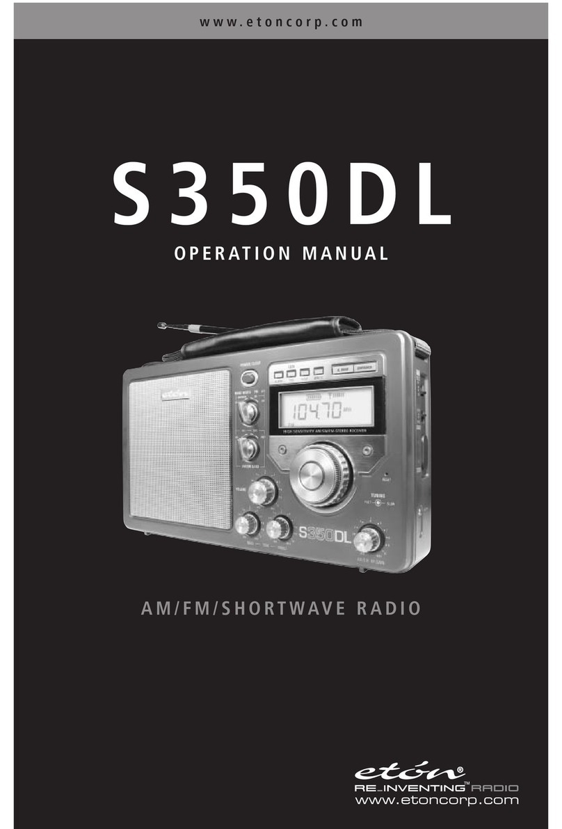 Eton S350DL User manual