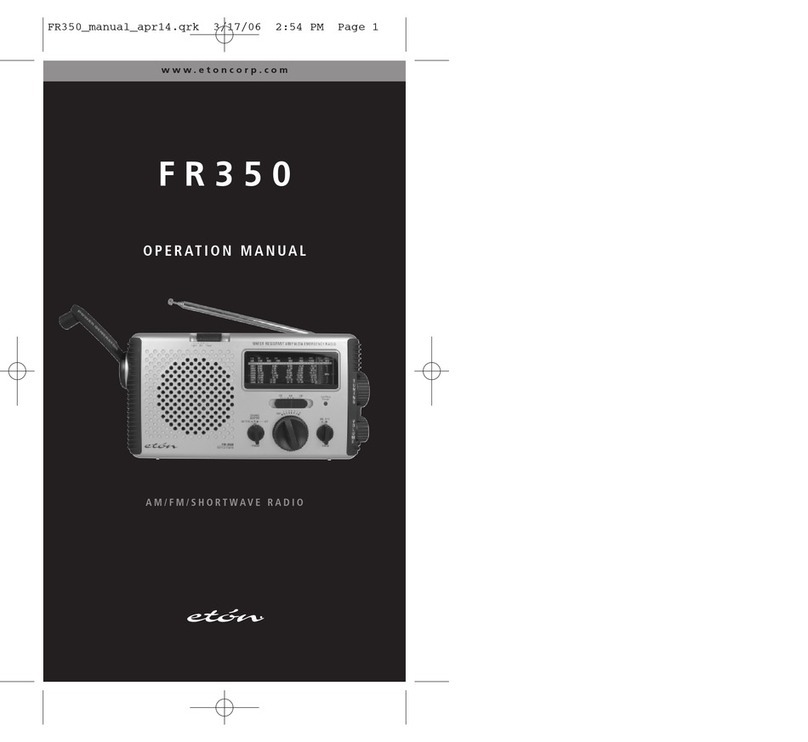 Eton American Red Cross FR350 User manual