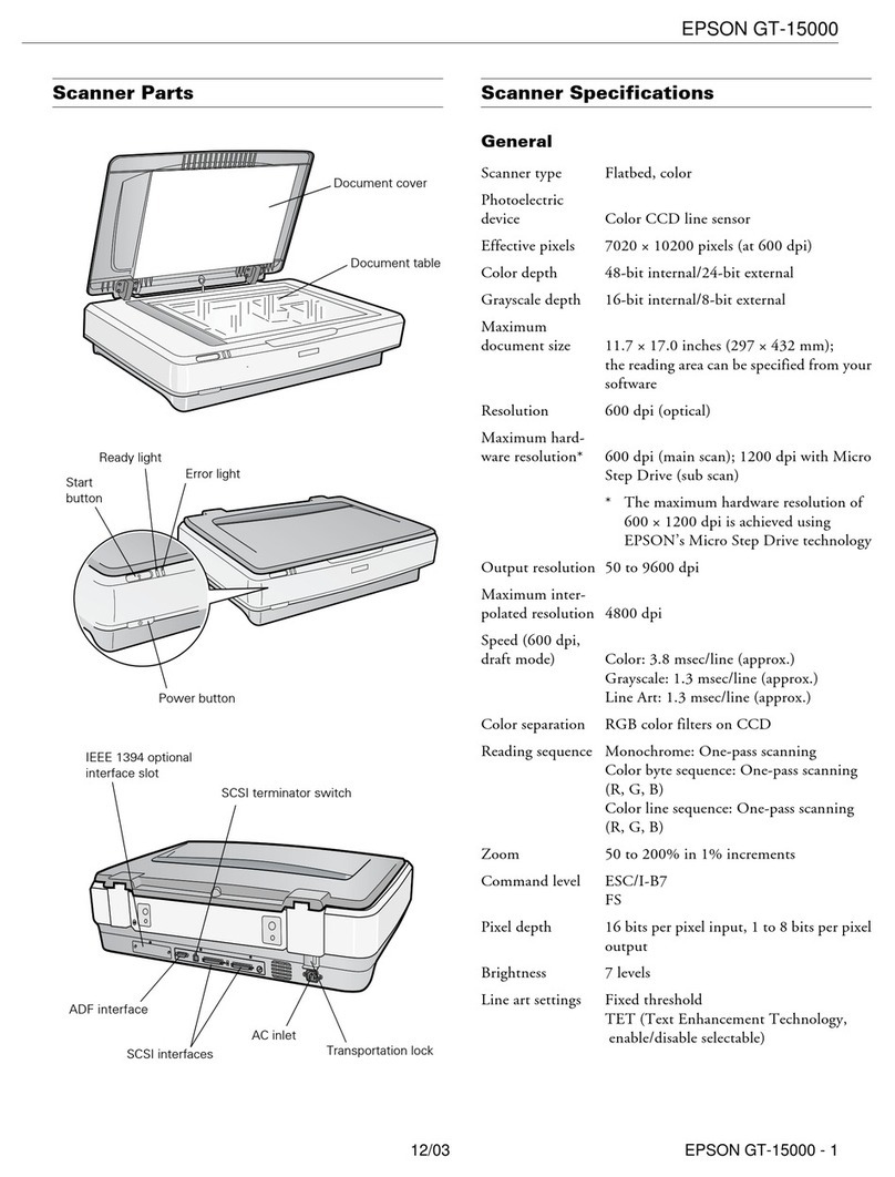 Epson GT-15000 Series user guide