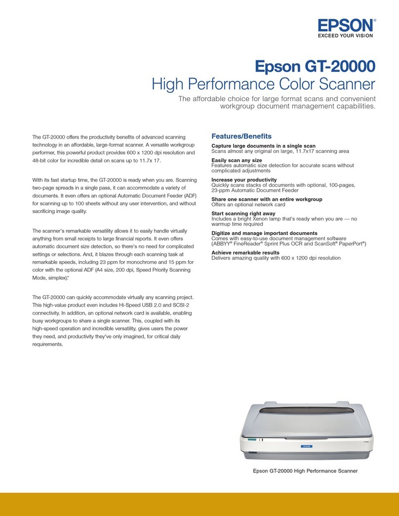 Epson GT-20000 brochure