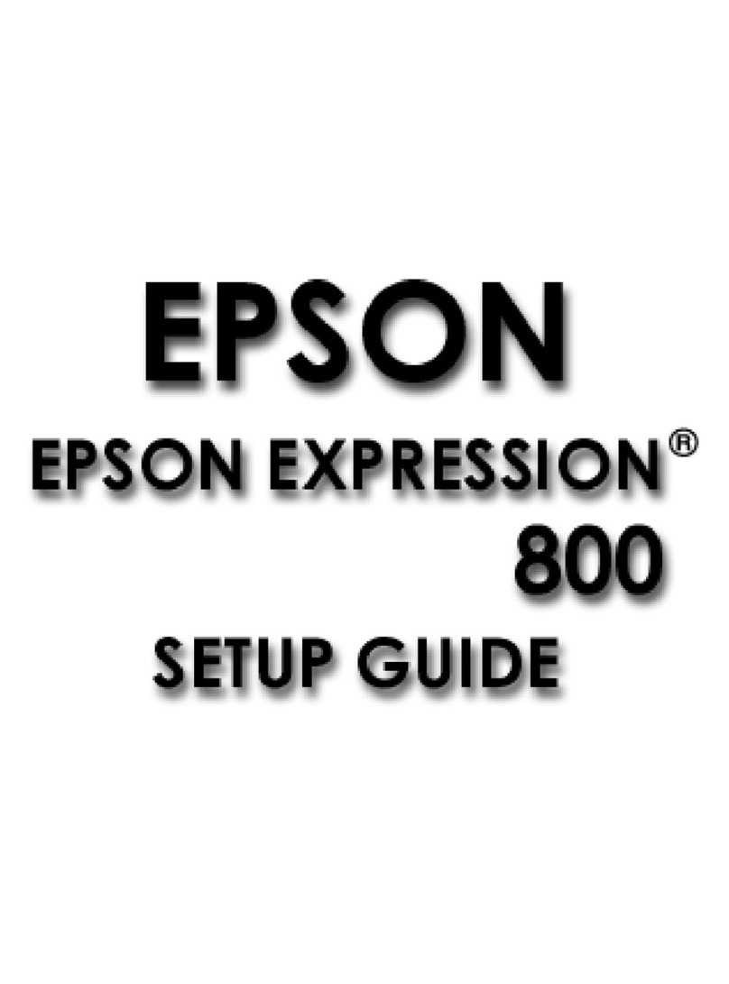 Epson Expression  800 User manual