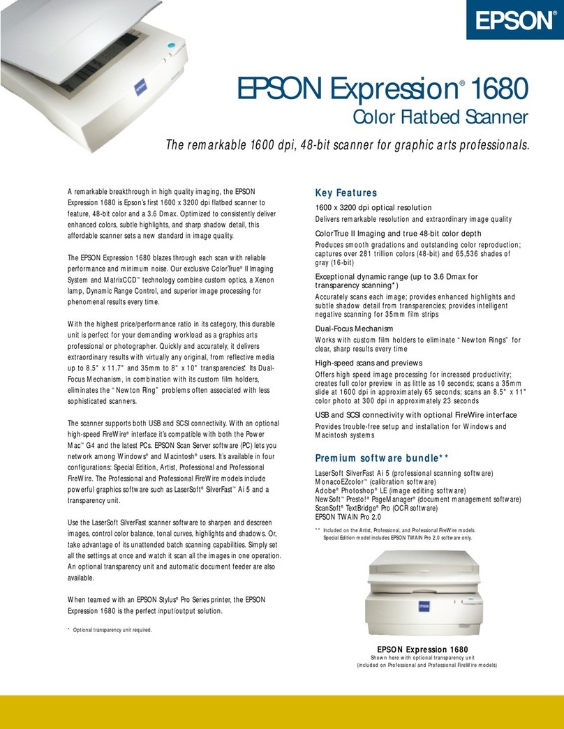 Epson 1680 - Expression Special Edition User manual
