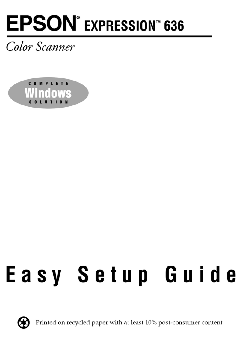 Epson Expression 636 Quick start guide