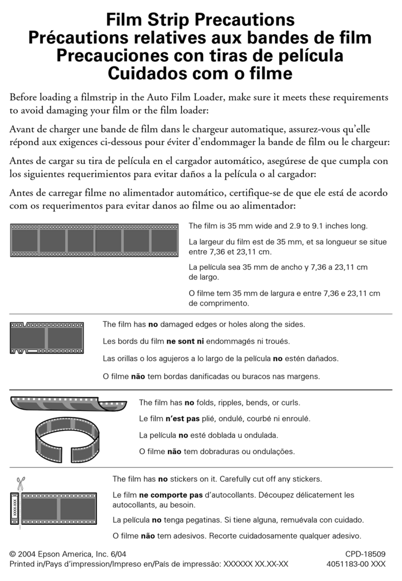 Epson 2580 - Perfection PHOTO Instruction Manual