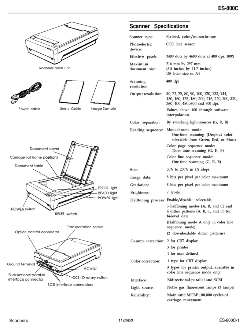 Epson ES-800C User manual