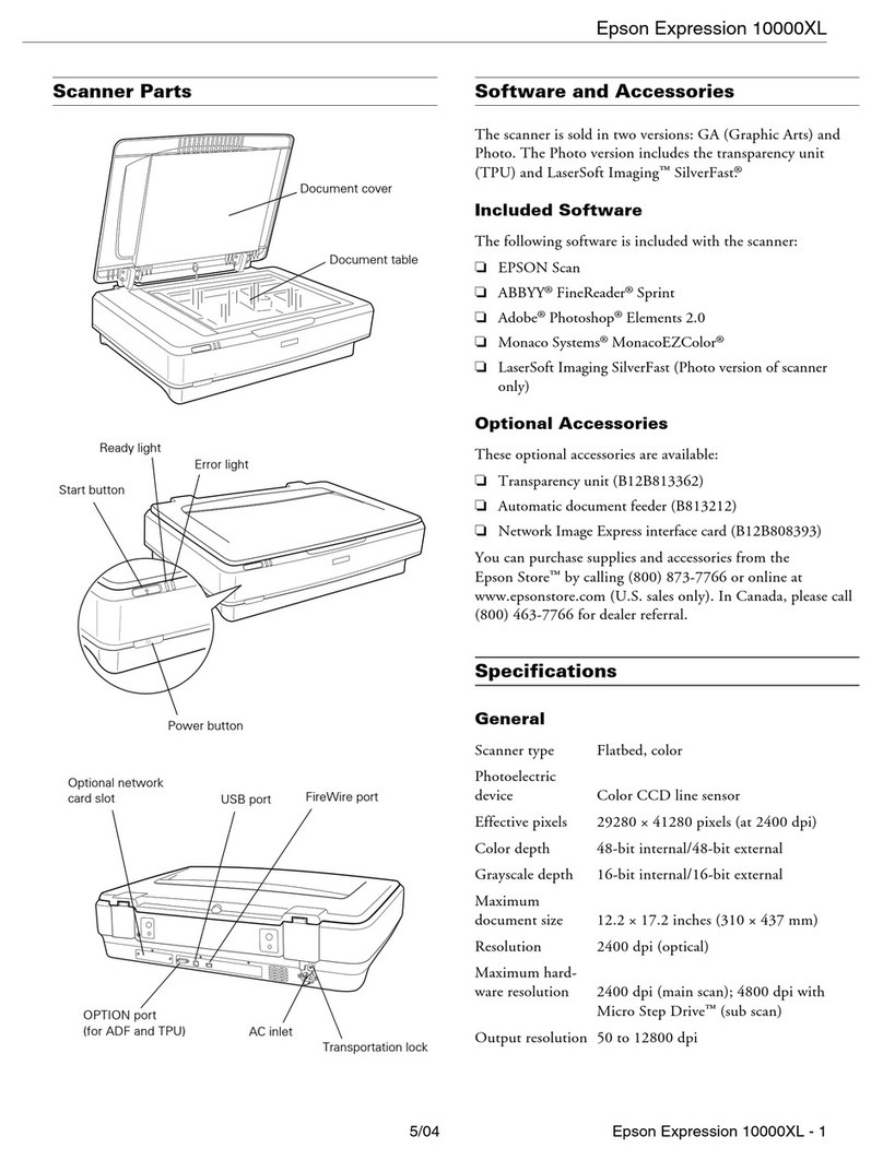 Epson Expression 10000XL Series User manual