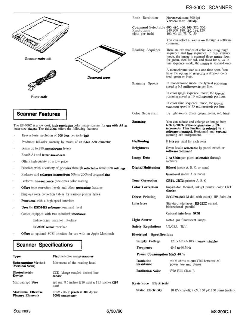 Epson ES-300C User manual