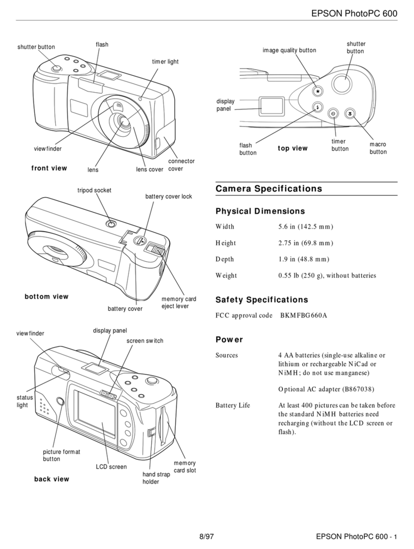 Epson PhotoPC 600 manual
