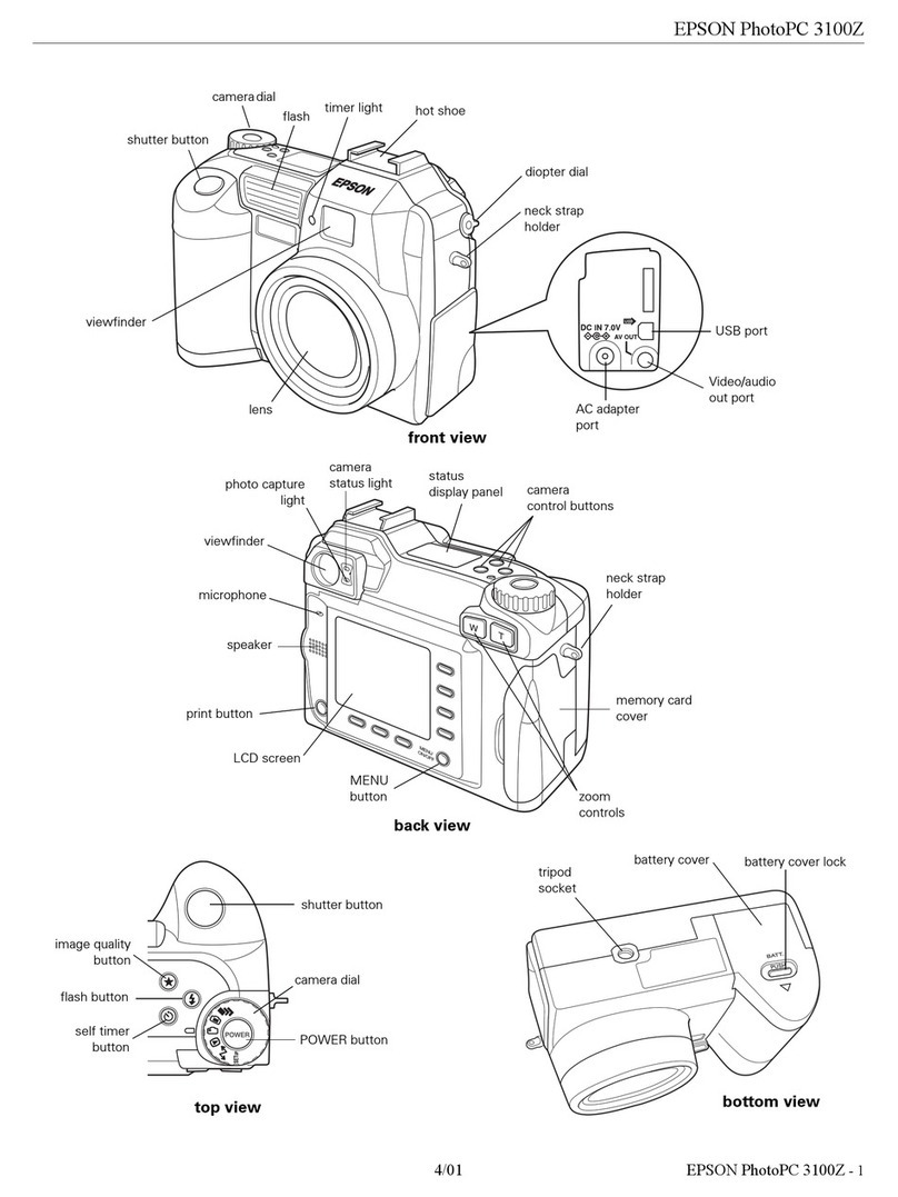 Epson PhotoPC 3100Z User manual