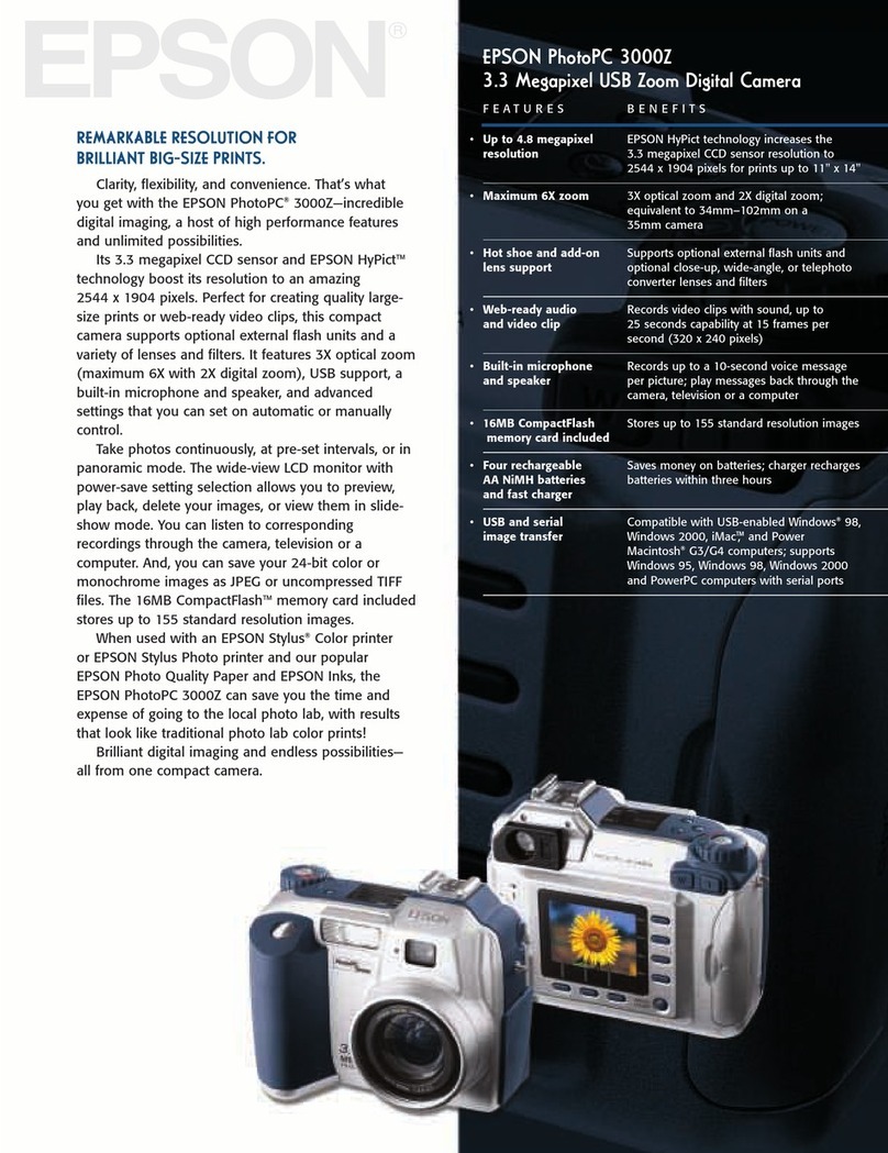 Epson PhotoPC 3000Z User manual