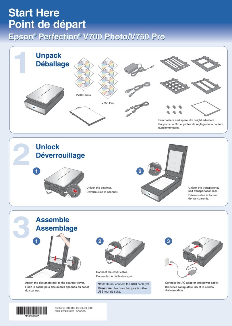 Epson Perfection V700 Series User manual