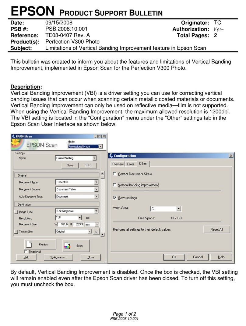 Epson Perfection V300 Photo Dimensions