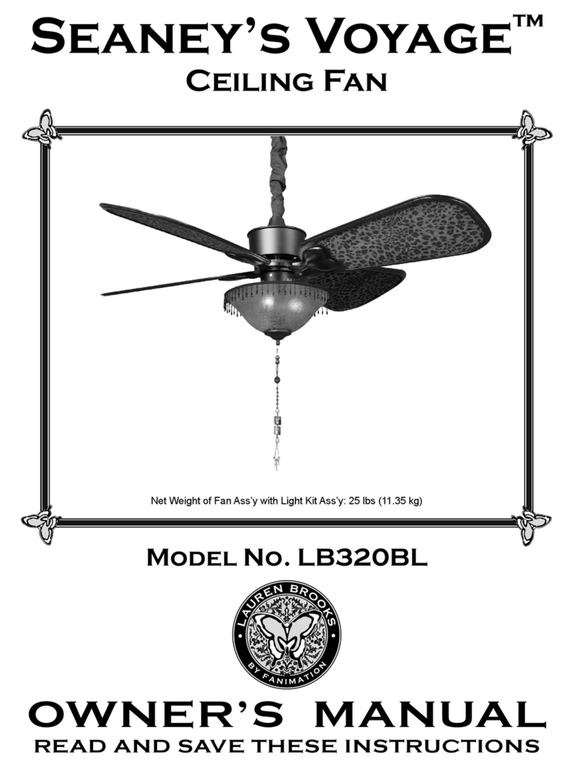 Fanimation Seaney's Voyage LB320BL User manual