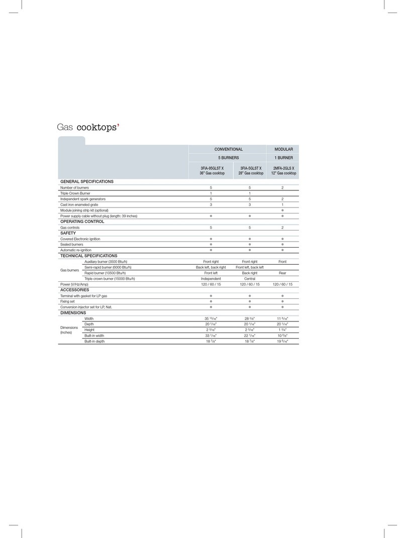 Fagor 2MFA-2GLS X Technical specifications