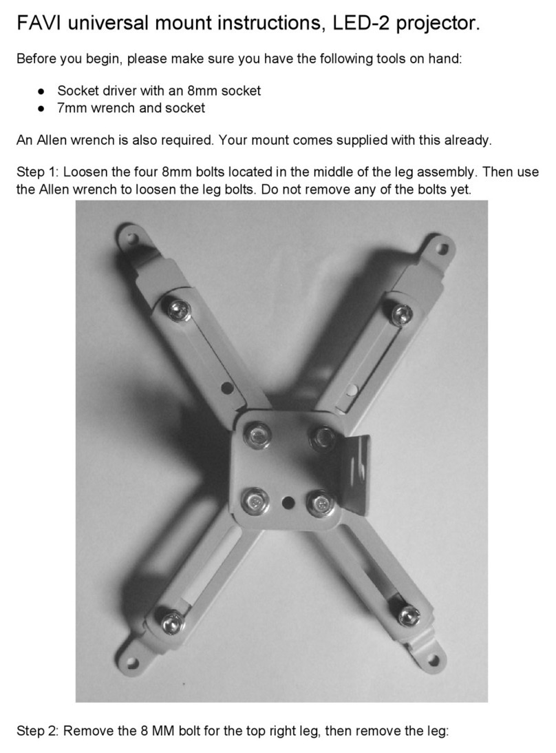 FAVI RioHD-LED-2 User manual