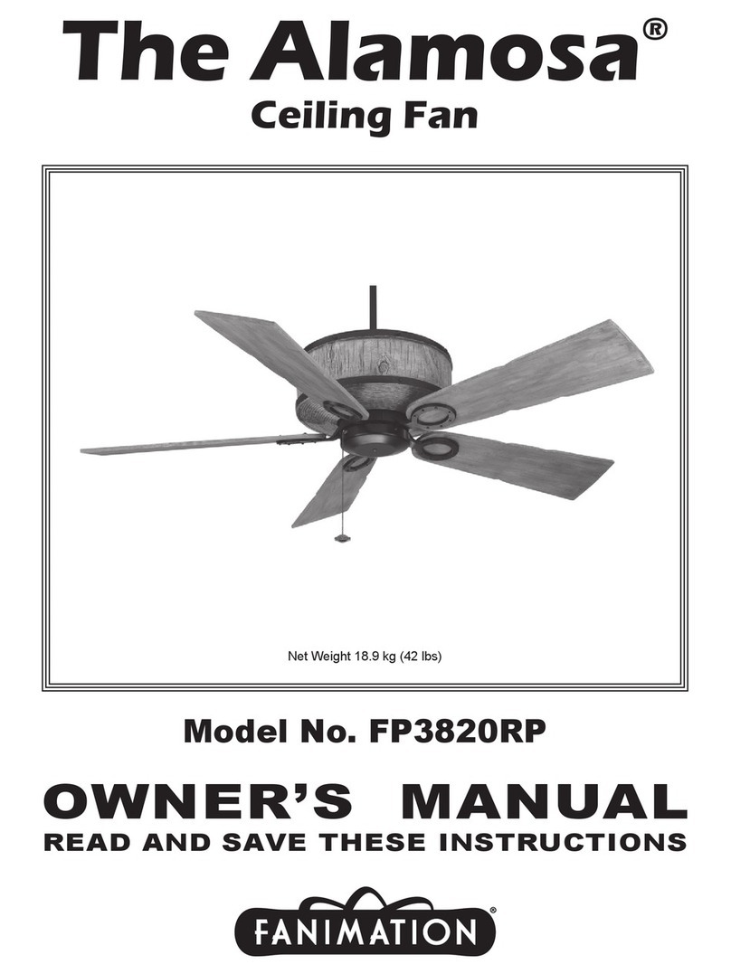 Fanimation Alamosa FP3820RP User manual