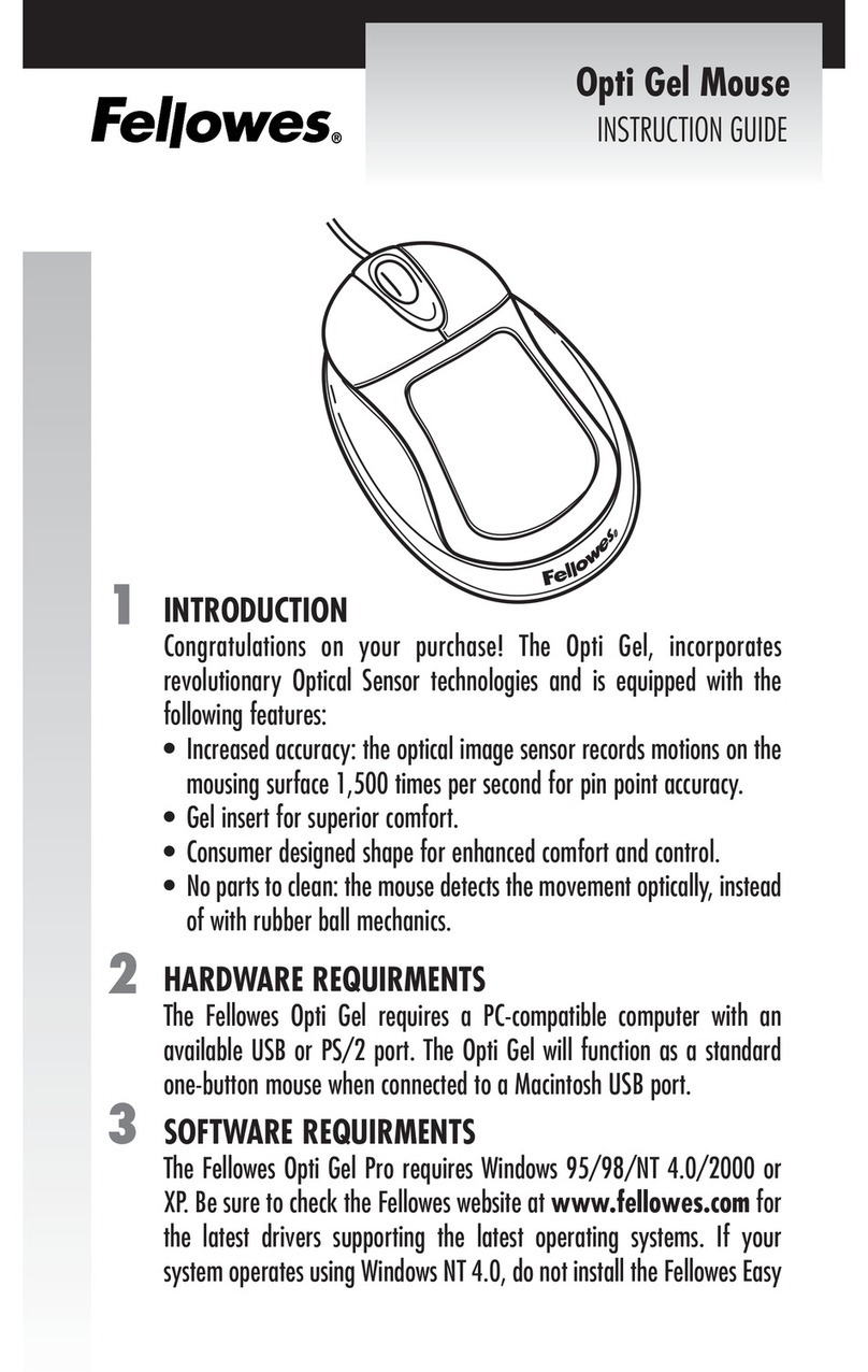 Fellowes Opti Gel Manual