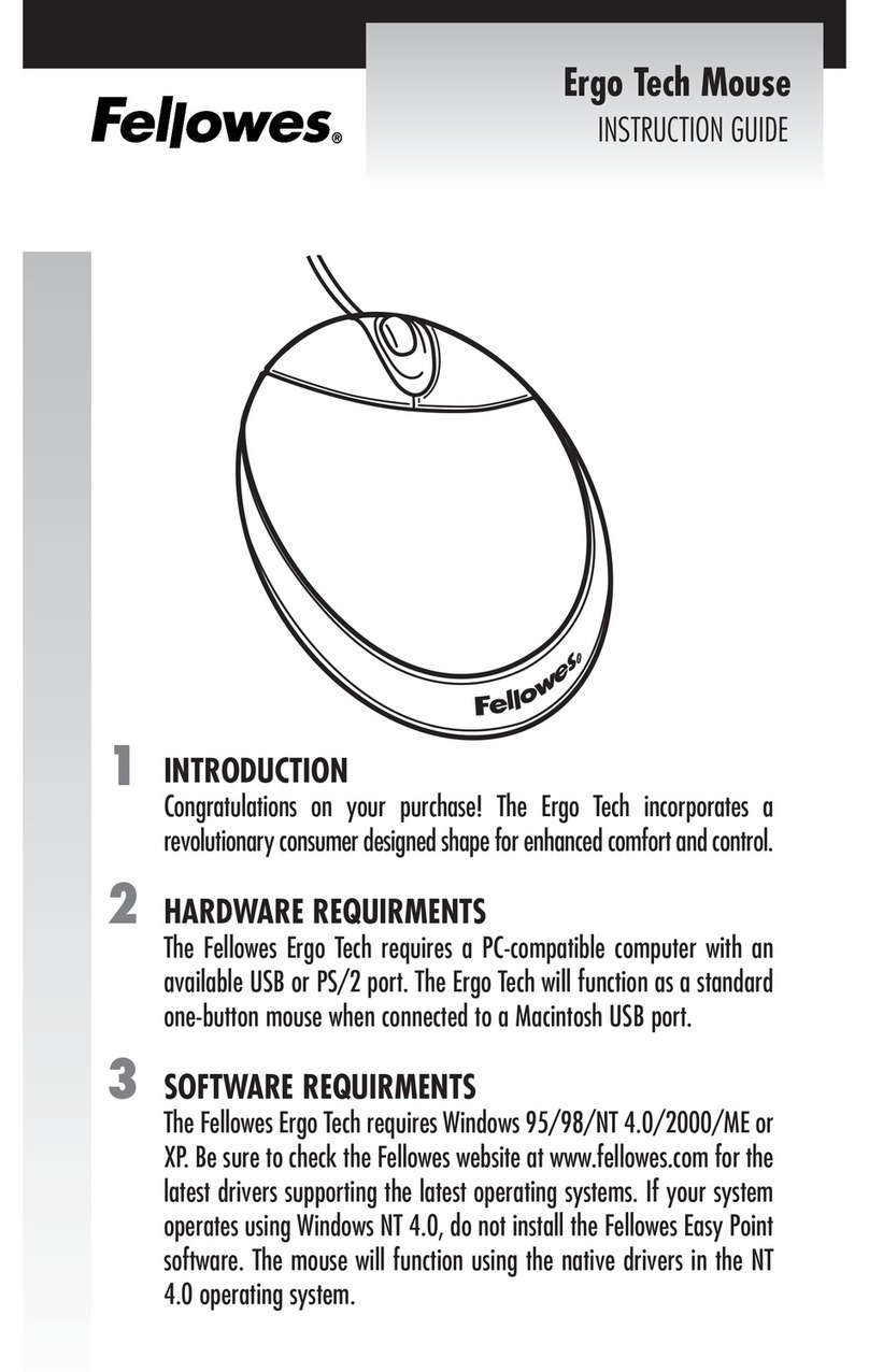 Fellowes Ergo Tech Manual