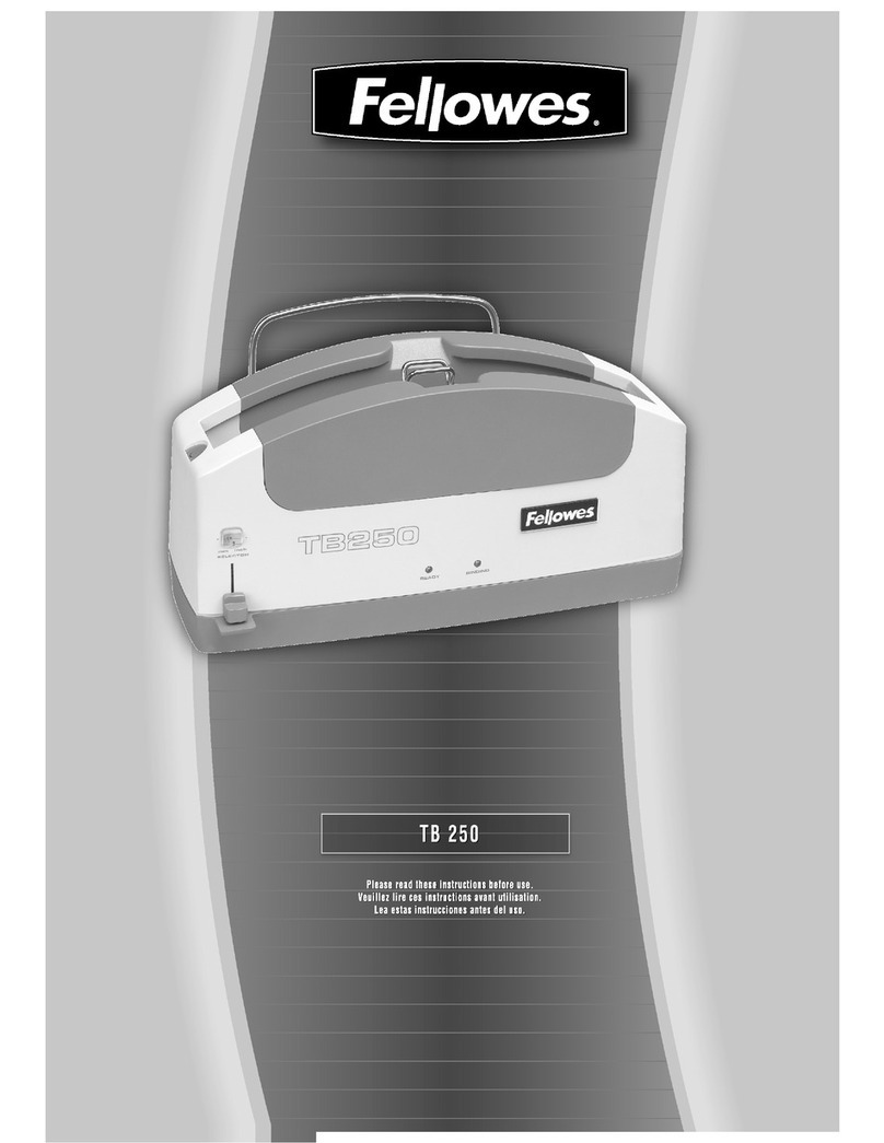 Fellowes TB250 user guide