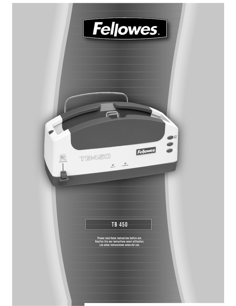 Fellowes TB450 User manual