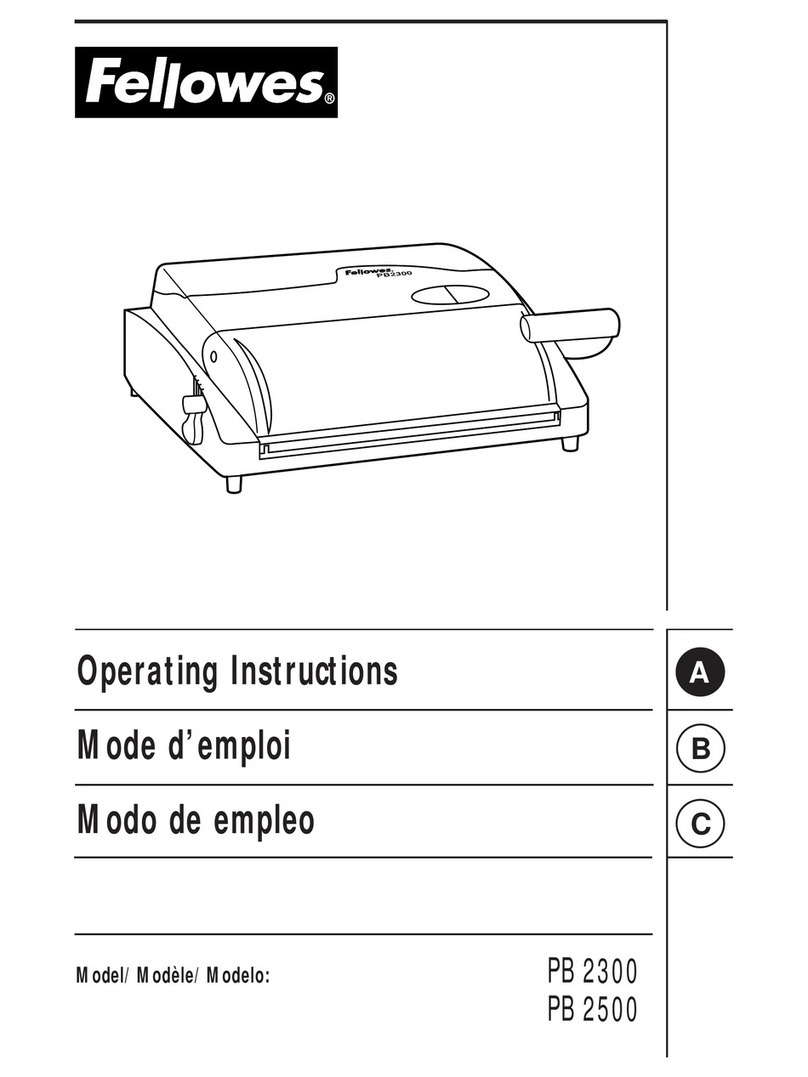 Fellowes PB2300 User manual