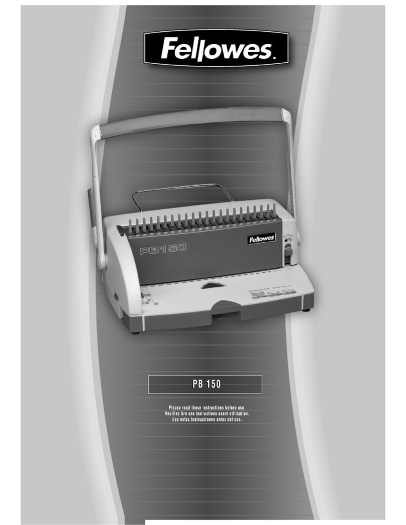 Fellowes PB150 user guide