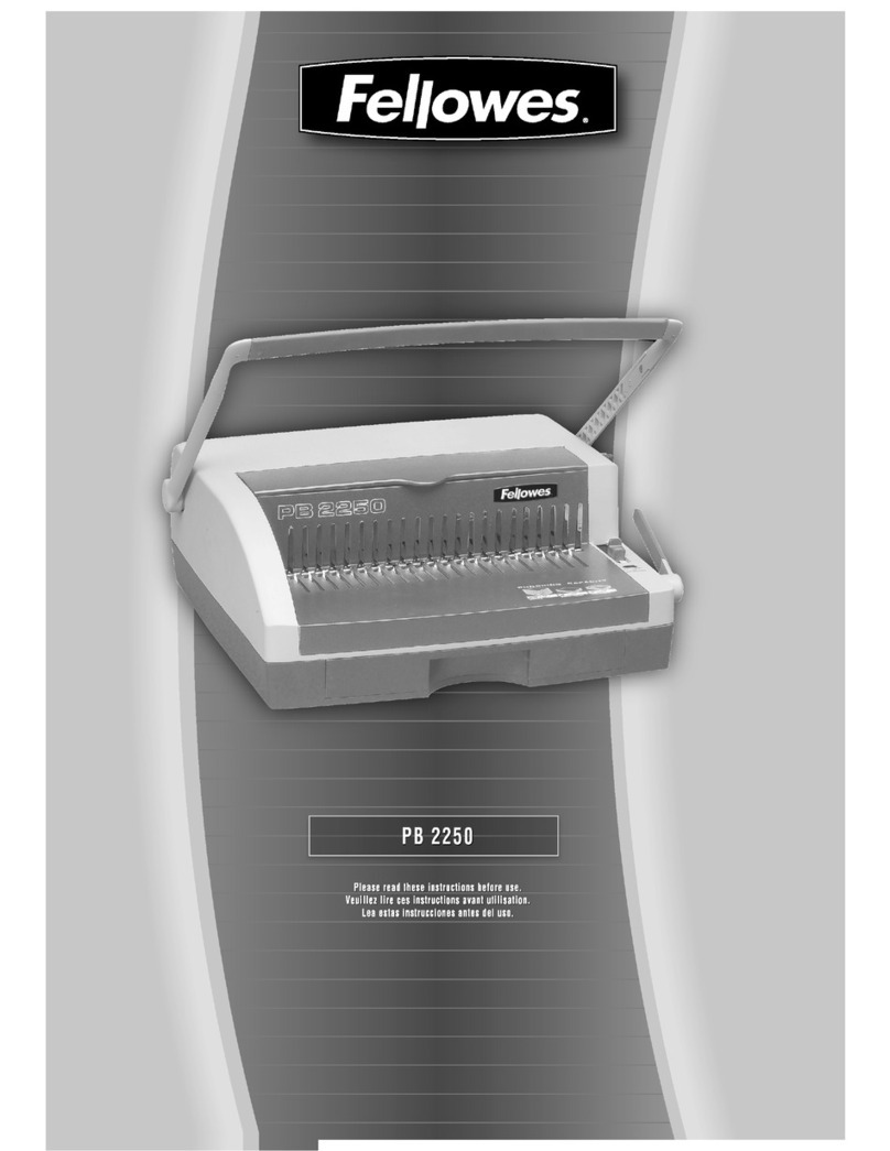 Fellowes PB2250 User manual