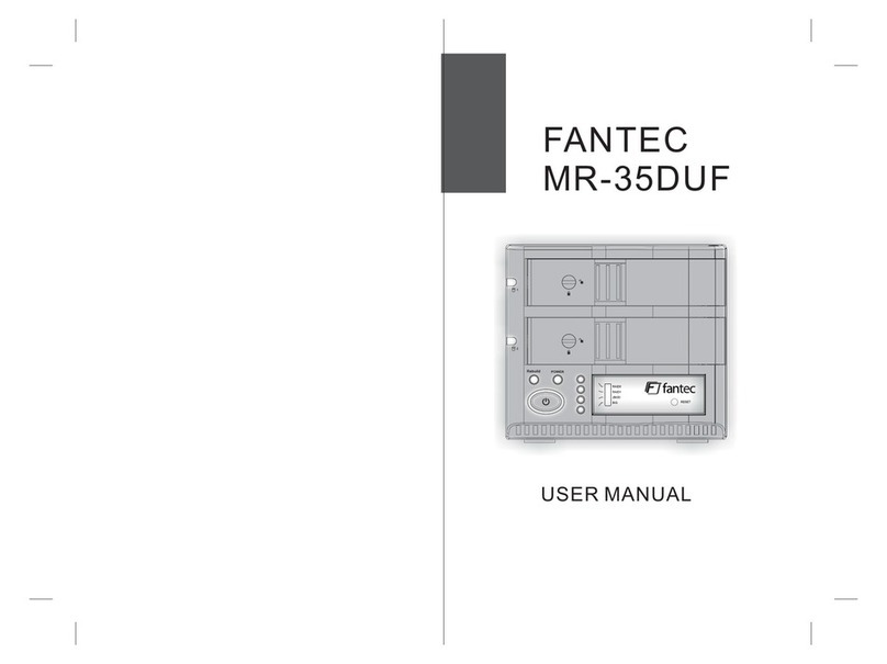 Fantec MR-35DUF user manual