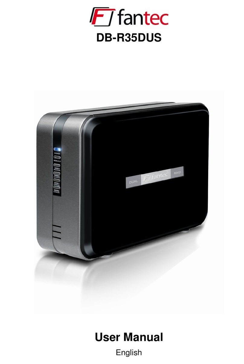 Fantec DB-R35DUS User manual Fantec DB-R35DUS User manual