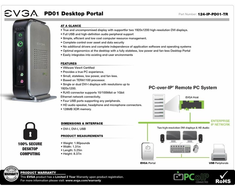 EVGA PCoIP Portal Features