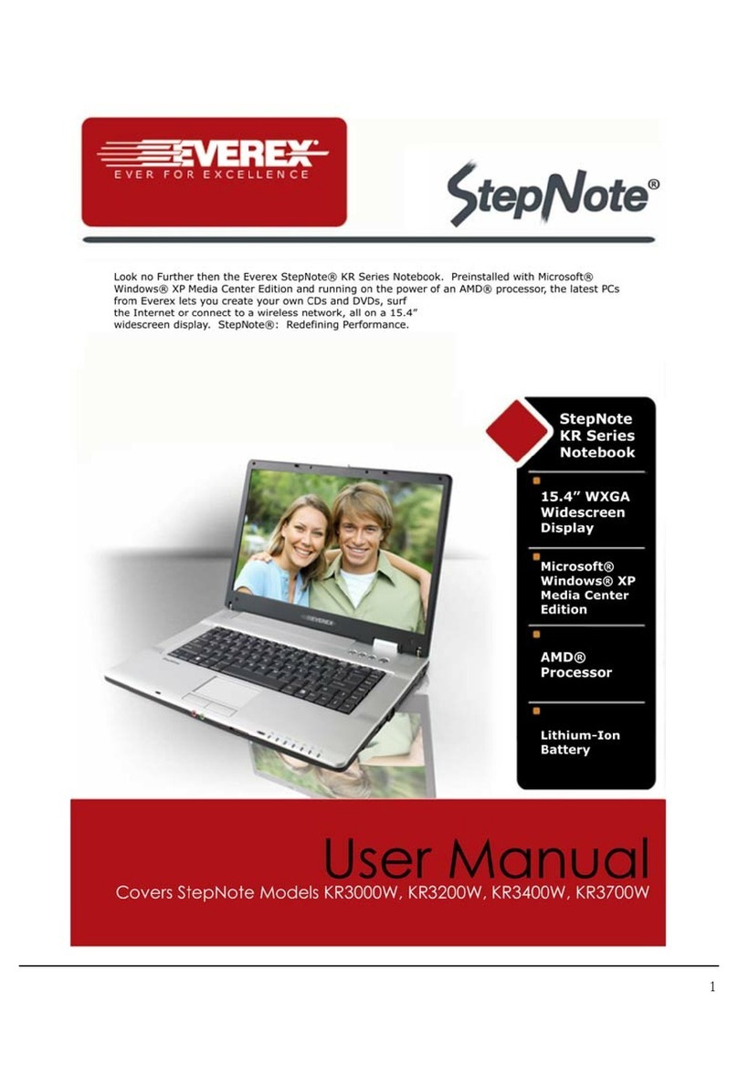 Everex StepNote KR3200W User manual Everex StepNote KR3200W User manual