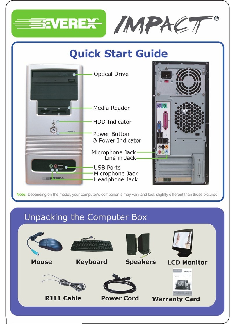 Everex Impact GD3300 quick start guide