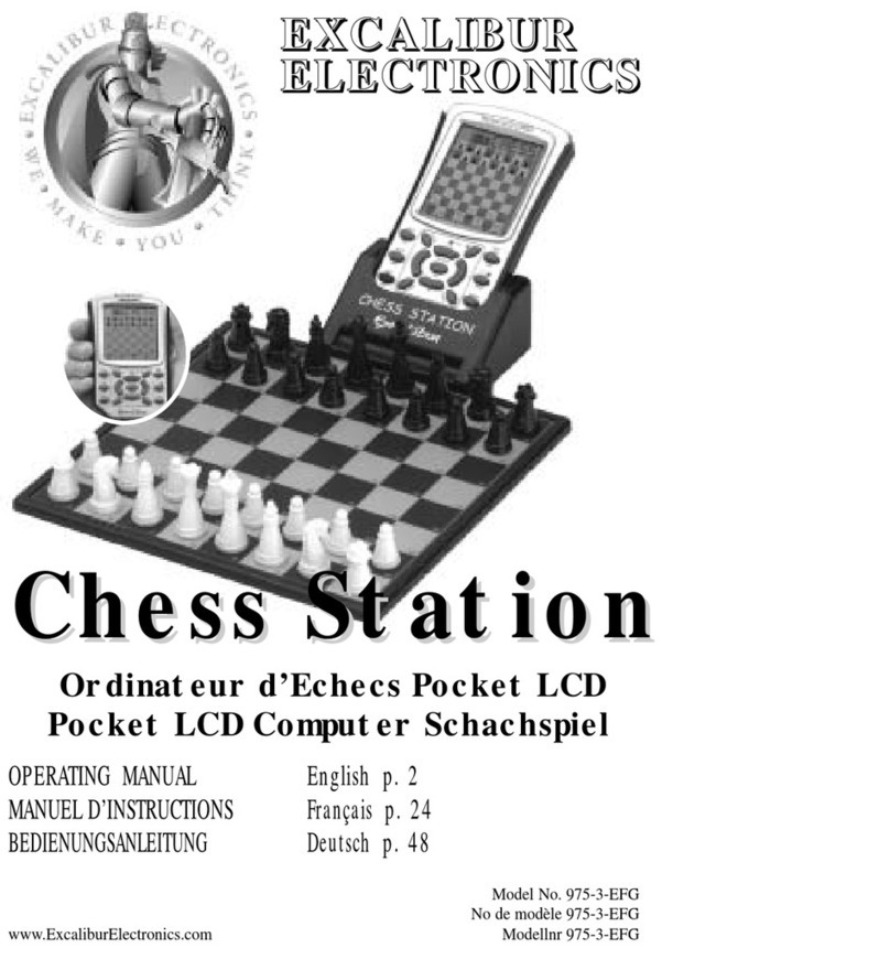 Excalibur 975-3-EFG User manual