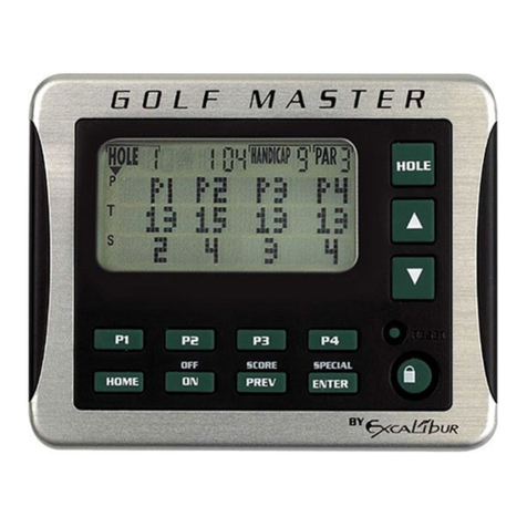 Excalibur 468 User manual