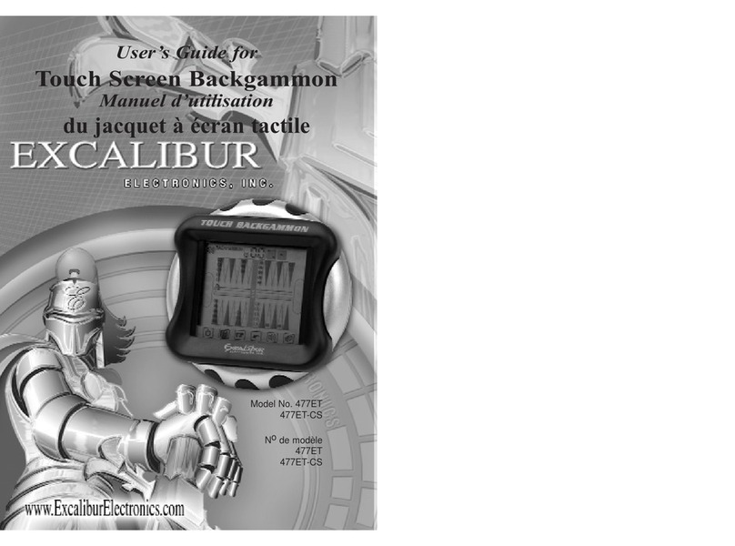 Excalibur 477-ET User manual