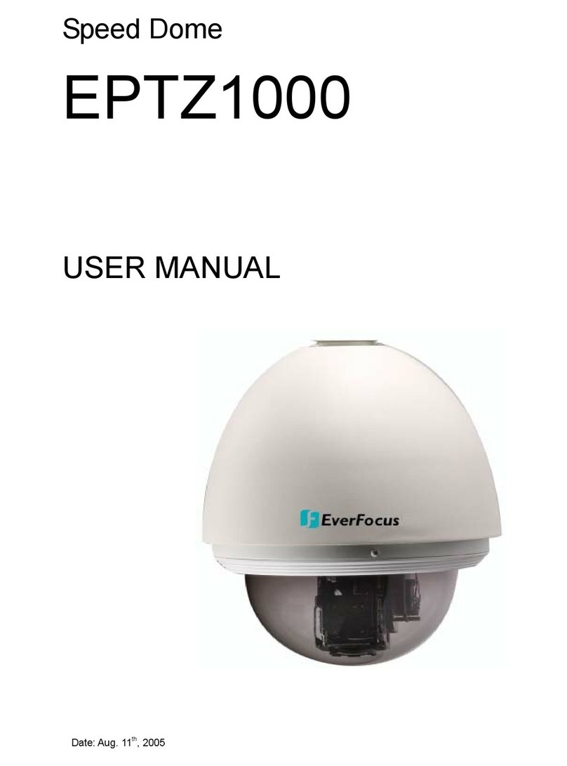 EverFocus Speed Dome EPTZ1000 User manual