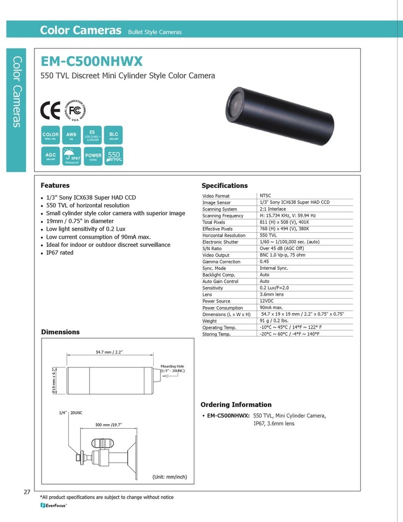 EverFocus EM-C500NHWX User manual