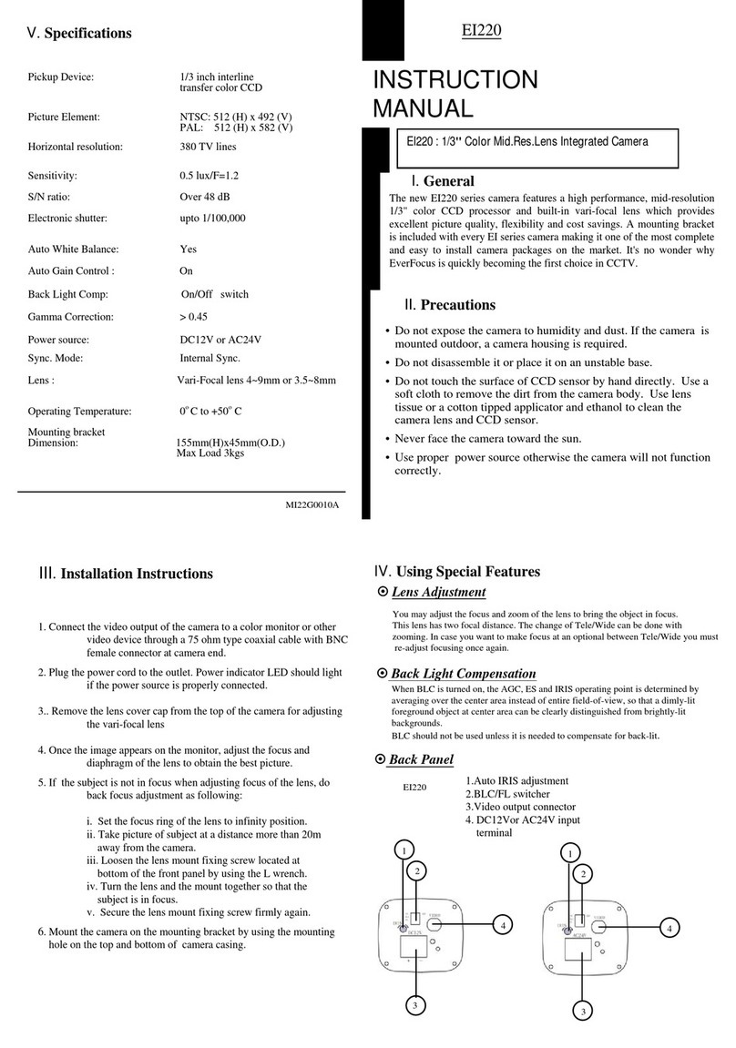 EverFocus EI220 User manual