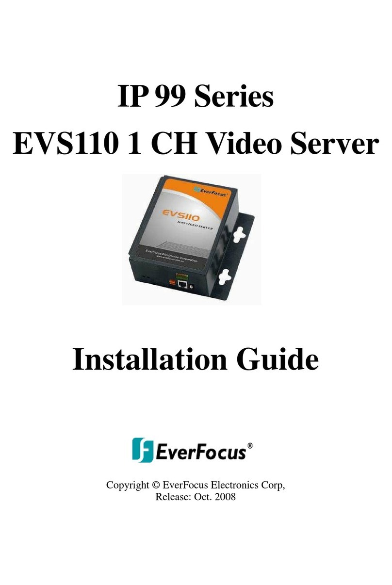 EverFocus EVS110 User manual