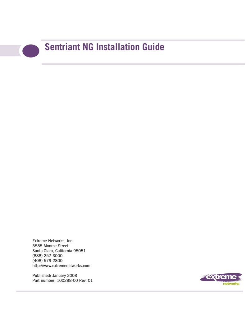 Extreme Networks NG300 User manual
