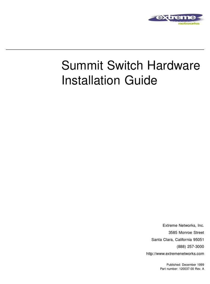 Extreme Networks Summit1 Manual Extreme Networks Summit1 Manual