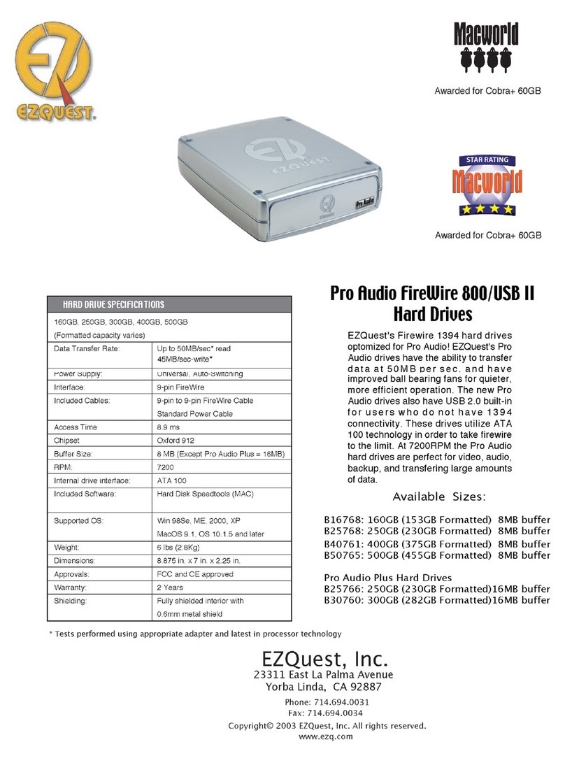 Ezquest B16768 Specifications